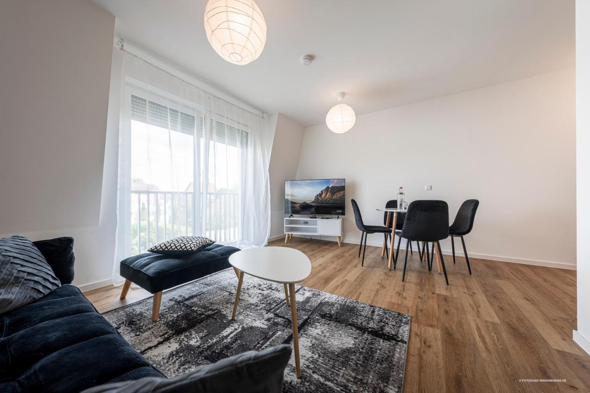 Xxl Design-Appartement Artdesign - 8 Pers - Naehe Speyer Mannheim Heidelberg 霍根海姆 外观 照片