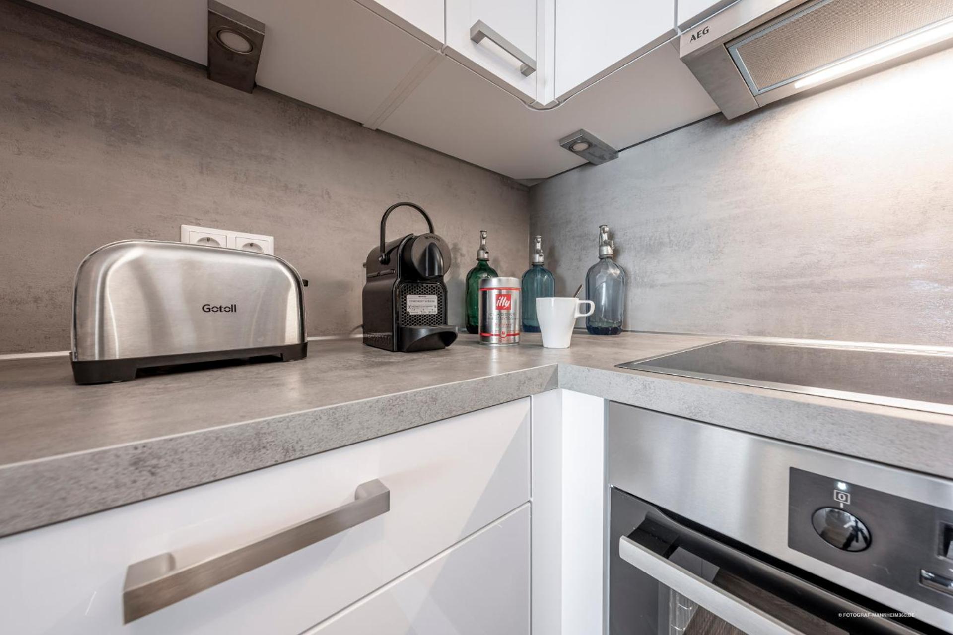 Xxl Design-Appartement Artdesign - 8 Pers - Naehe Speyer Mannheim Heidelberg 霍根海姆 外观 照片