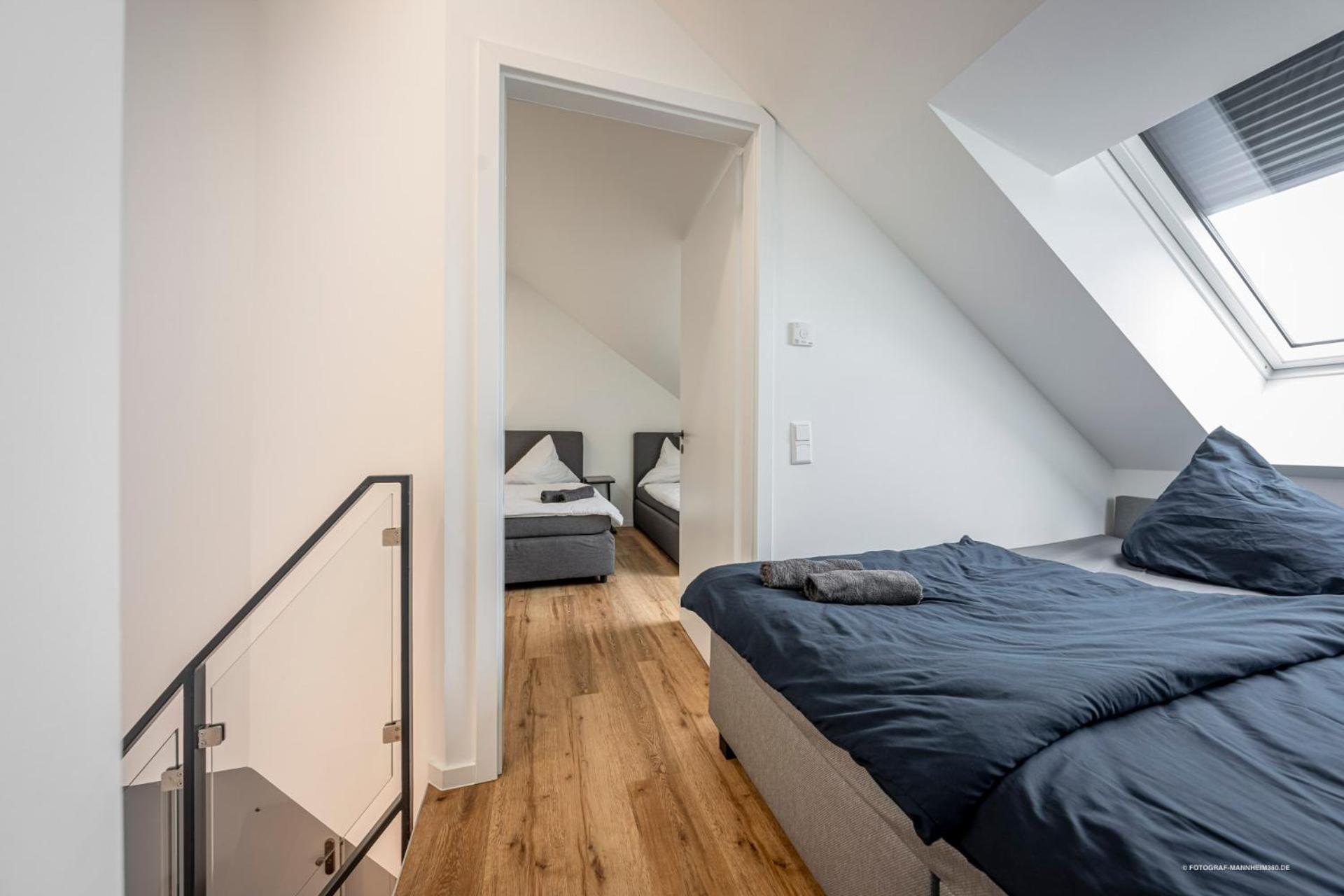 Xxl Design-Appartement Artdesign - 8 Pers - Naehe Speyer Mannheim Heidelberg 霍根海姆 外观 照片