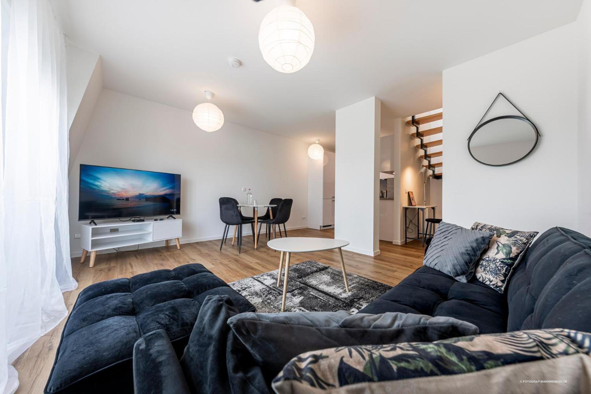 Xxl Design-Appartement Artdesign - 8 Pers - Naehe Speyer Mannheim Heidelberg 霍根海姆 外观 照片