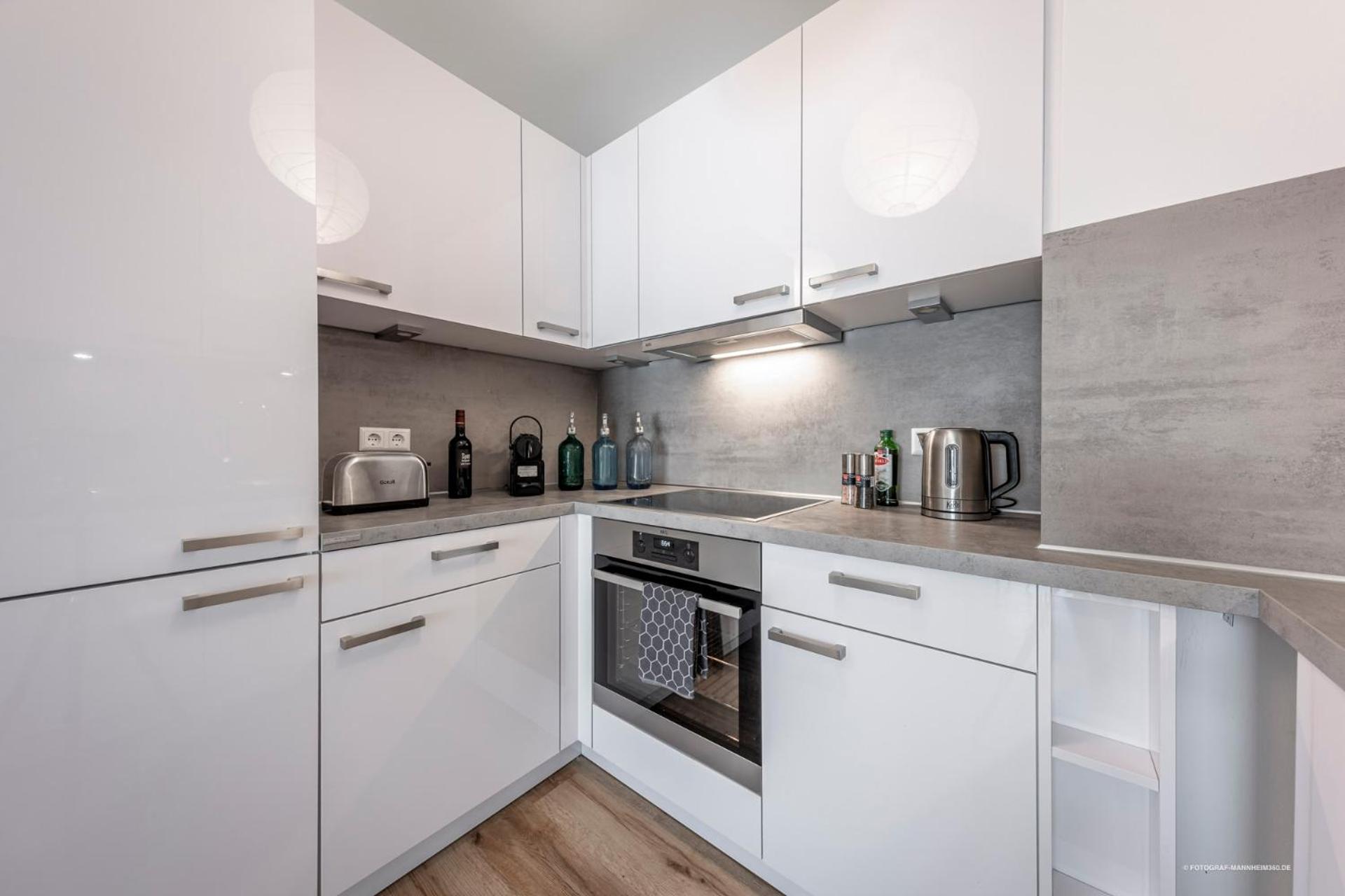 Xxl Design-Appartement Artdesign - 8 Pers - Naehe Speyer Mannheim Heidelberg 霍根海姆 外观 照片