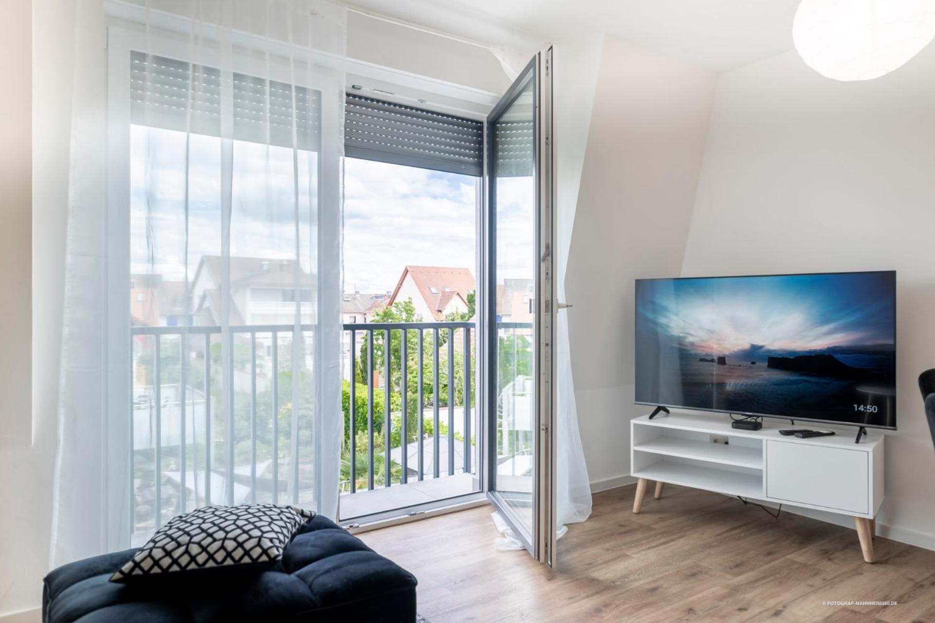 Xxl Design-Appartement Artdesign - 8 Pers - Naehe Speyer Mannheim Heidelberg 霍根海姆 外观 照片